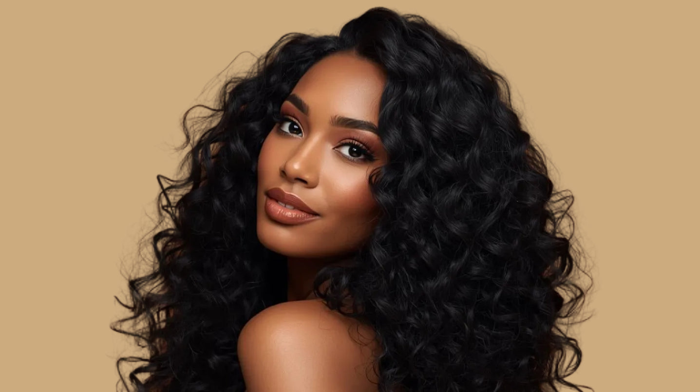 TOP RAW DEEP CURLY HAIR