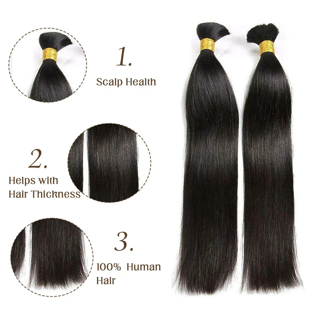 VIRGIN STRAIGHT BULK HAIR