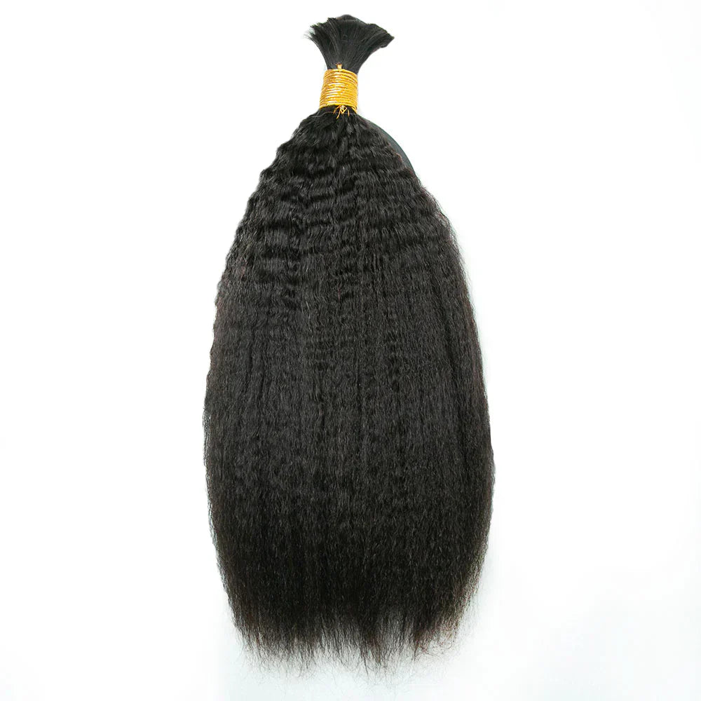 VIRGIN KINKY STRAIGHT BULK HAIR