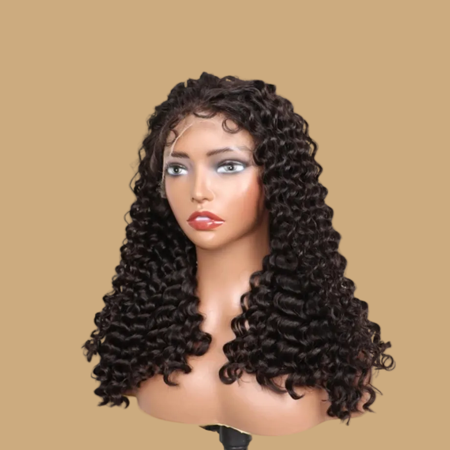 SUPER VIRGIN CURLY WAVE HD WIG (WIG000014)