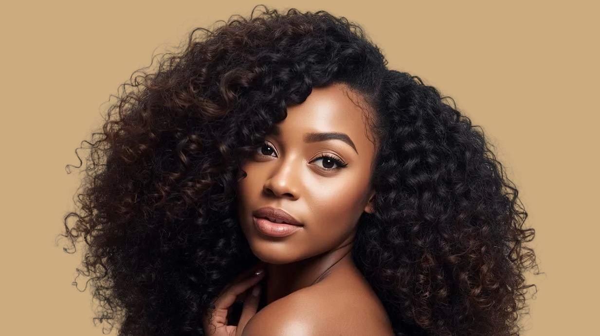 VIRGIN KINKY CURLY GLUELESS HD WIG