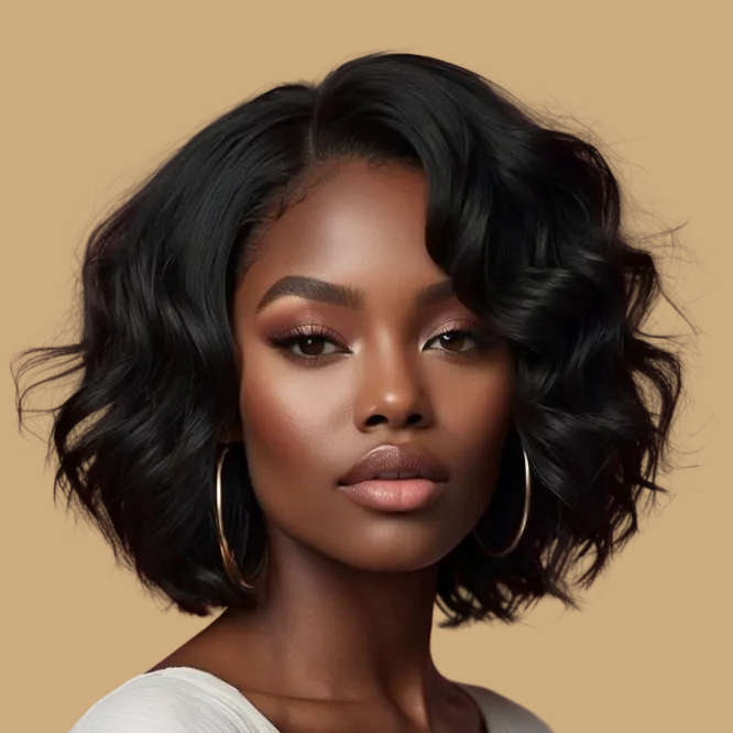 VIRGIN  BODY WAVE HD BOB WIG