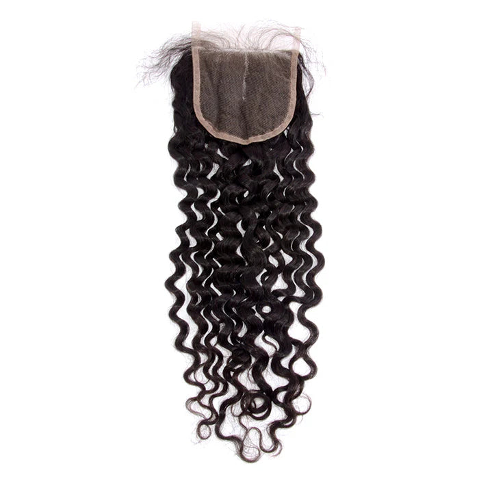 VIRGIN HAIR WATER WAVE CLOSURES